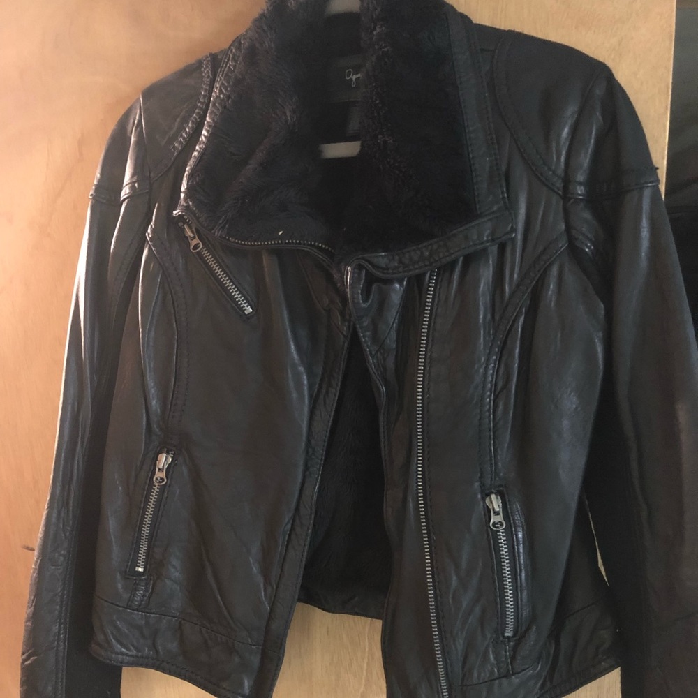 Aqua women’s Leather jacket